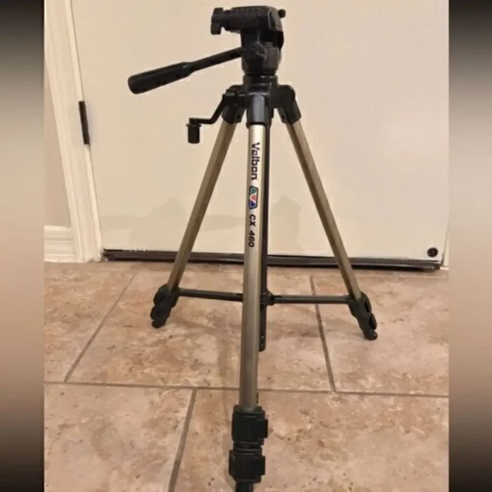 Velbon CX Stratos 460 Camera Tripod Quick Release Platform 3 Section Leg…